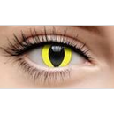 LENTILLES DE CHAT COULEUR JAUNE , cat eyes - lentilles jetables ref.D21-1Y