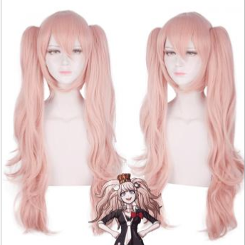 PERRUQUE AVEC COUETTES , perruque cosplay junko enoshima ref.PL-235