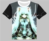 TEE SHIRT HATSUNE MIKU ANIME-unisex