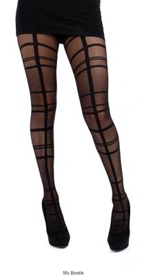 COLLANT Gridlock Sheer Tights 