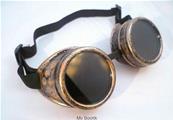 GOGGLES GLASS STEAMPUNK CUIVREES