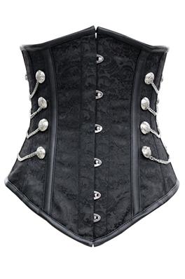 SERRE TAILLE NOBLE BLACK UNDERBUST 