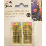 CRAYON UV , CRAYONS DE MAQUILLAGE UV , CRAYONS PHOSPHORESCENTS