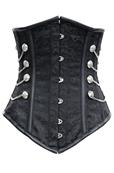 SERRE TAILLE NOBLE BLACK UNDERBUST 