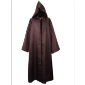 CAPE JEDI , déguisement jedi , cosplay jedi couleur marron , cape