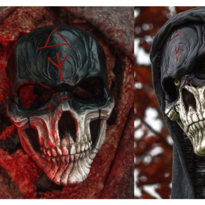 masque de guerrier squelette