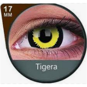 PAIRE DE LENTILLES ANNUELLES TIGERA 17mm , lentilles mini sclera