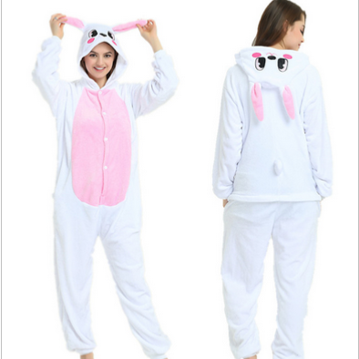 COMBINAISON , KIGURUMI LAPIN BLANC 