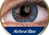 PAIRE LENTILLES NATURAL BLUE-bleu naturel