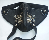 MASQUE SPIKES ARGENTE