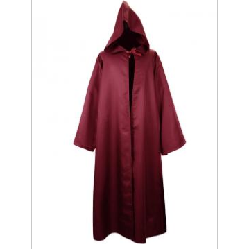 CAPE ROUGE , cape jedi rouge , cape cosplay 