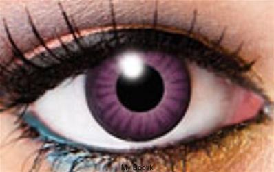 PURPLE ELECTRO LENS , lentilles violettes , lentilles violets