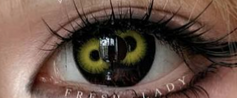 LENTILLES DOUBLE SIGHT BLACK, lentilles noires ref.YS56-H