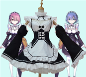   ROBE COSPLAY REM RAM , robe soubrette