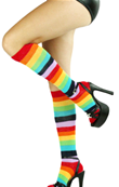 CHAUSSETTES LONGUES MULTICOLOR