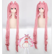   PERRUQUE CHIBIUSA  , PERRUQUE SAILOR MOON 120CM DE LONG/PL-049
