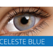 LENTILLES BLEU NATUREL , LENTILLES FLASH ELIXOR CELEST BLUE 