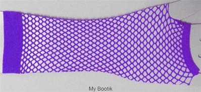 PAIRE DE MITAINES RESILLES VIOLETTES