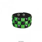  Green & Black Checkered Wristband REF.AB003B