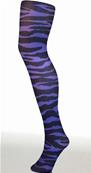 COLLANT ZEBRE VIOLET 