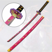 KATANA EN METAL KOKUSHIBO, KATANA DE DEMON KOKUSHIBO