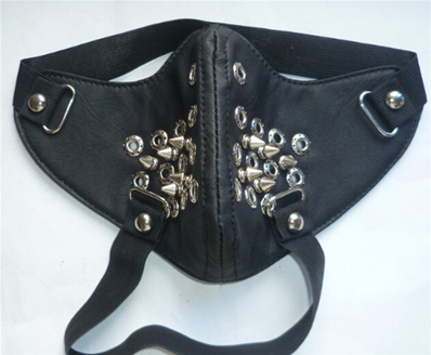 MASQUE SPIKES ARGENTE