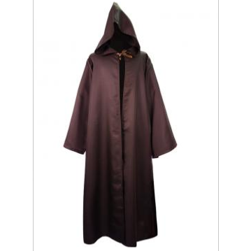 CAPE JEDI , déguisement jedi , cosplay jedi couleur marron , cape