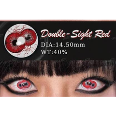 LENTILLES DOUBLE SIGHT RED, lentilles blanches ref.XY10-9