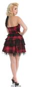 RED TARTAN GOTHIC DRESS