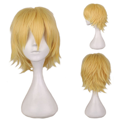 perruque courte blonde