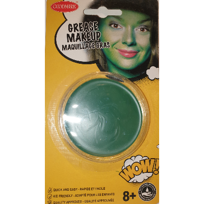 Peinture à l'eau verte pour visage et corps , maquillage à l'eau vert