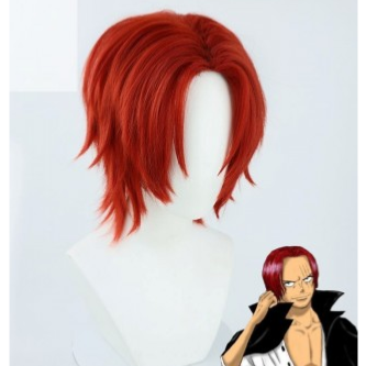 PERRUQUE SHANKS, perruque rouge courte