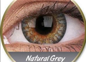 PAIRE DE LENTILLES NATURAL GREY , lentilles grises