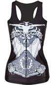 CORSET SKULL T
