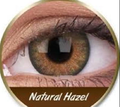    PAIRE DE LENTILLE NATUREL HAZEL couleur noisette , Dna taylor brown hazel ref.ME28