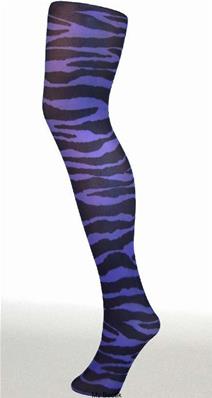 COLLANT ZEBRE VIOLET 