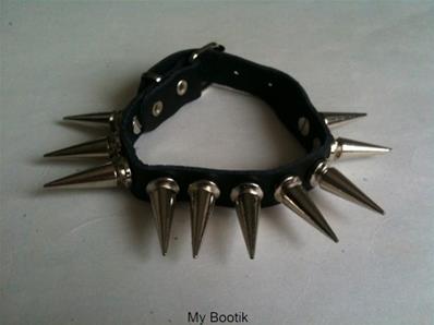  BRACELET GRANDS SPIKES 1 RANGEE