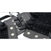   ROBE GOTHIQUE LOLITA AVEC SERRE TAILLE NOIR