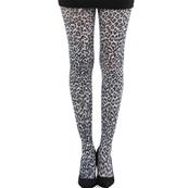 COLLANT LEOPARD NOIR ET BLANC