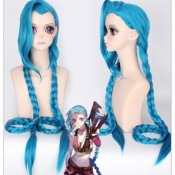  PERRUQUE JINX , jinx cosplay wig/ref:10162N