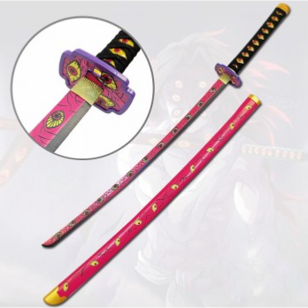 KATANA EN METAL KOKUSHIBO, KATANA DE DEMON KOKUSHIBO