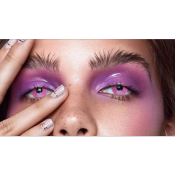 LENTILLES ROSES , powdery violet block GP28