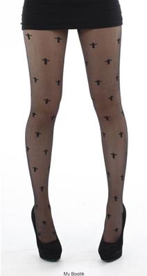 COLLANT Sheer Crosses Tights 