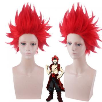 PERRUQUE EIJIRO , perruque cosplay my hero academia ref.PL-688