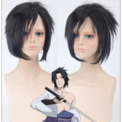 PERRUQUE SASUKE , perruque de sasuké noire/ PL0-91