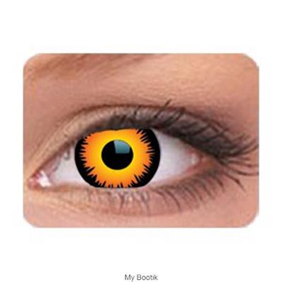 PAIRE DE LENTILLES LESTAT VAMPIRE/ORANGE WEREWOLF