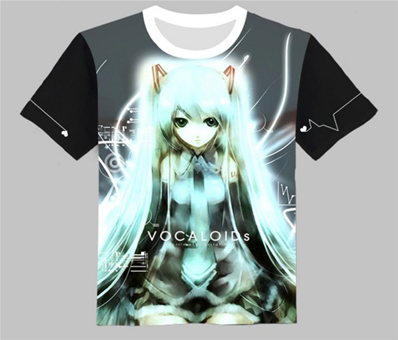 TEE SHIRT HATSUNE MIKU ANIME-unisex