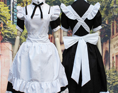  cosplay maid , tenue soubrette , robe soubrette , robe maid 