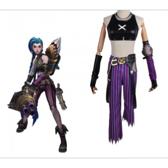  COSPLAY DEGUISEMENT JINX , arcane , déguisement cosplay pirate féminin 