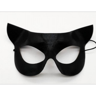 MASQUE DE CHAT NOIR , masque loup noir , masque de carnaval, masque d'halloween